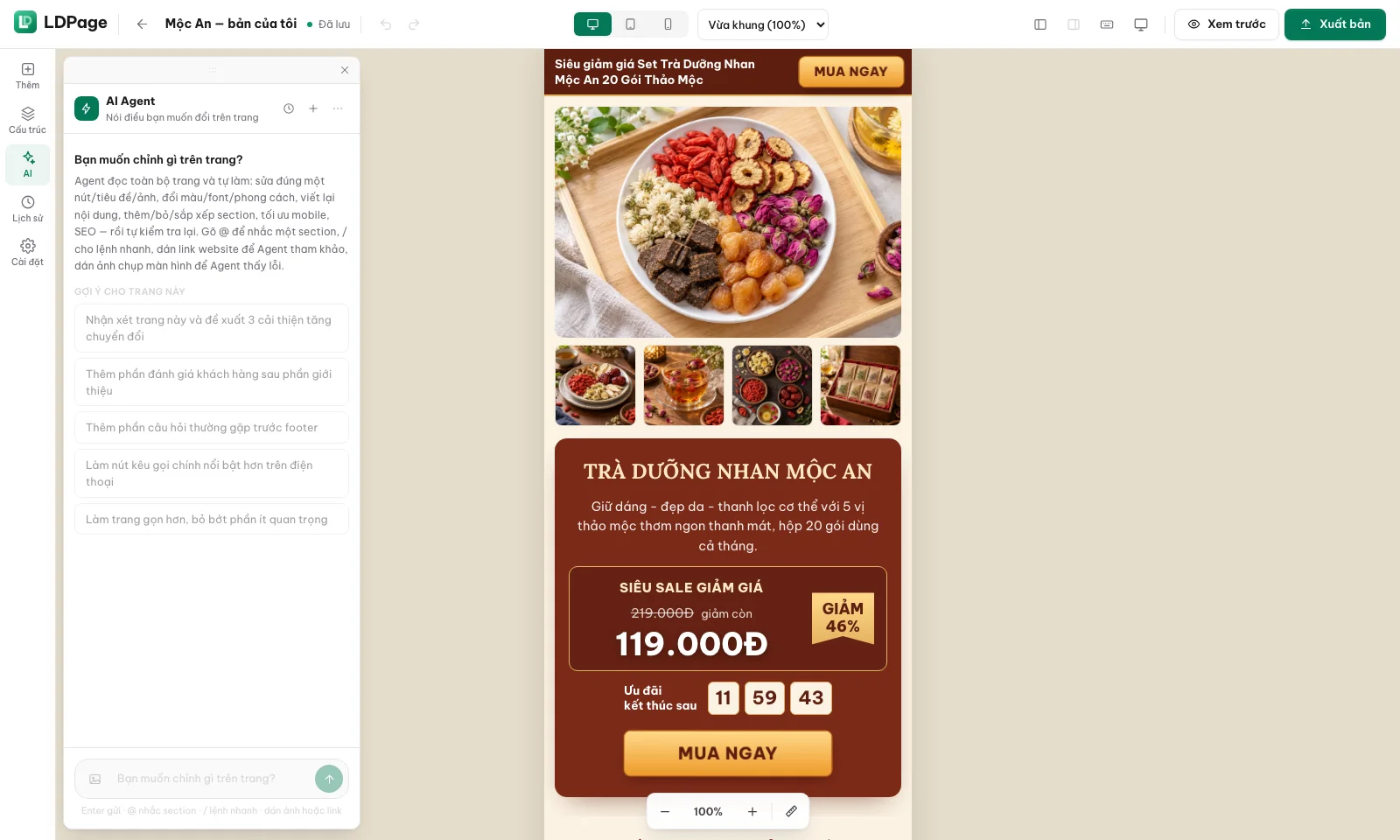 LDPage - Hệ thống tạo không giới hạn LandingPage & HomePage - ảnh 11