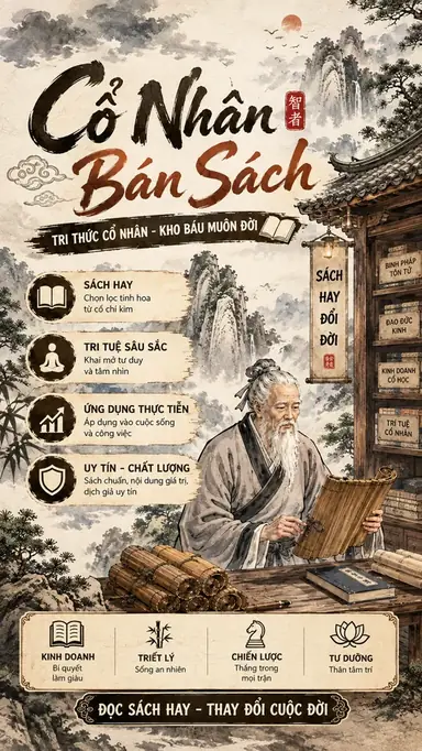 Tạo Video Cổ Nhân Bán Sách