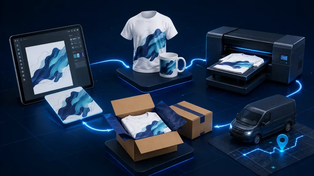 Print on Demand là gì? Quy trình bắt đầu cho người mới