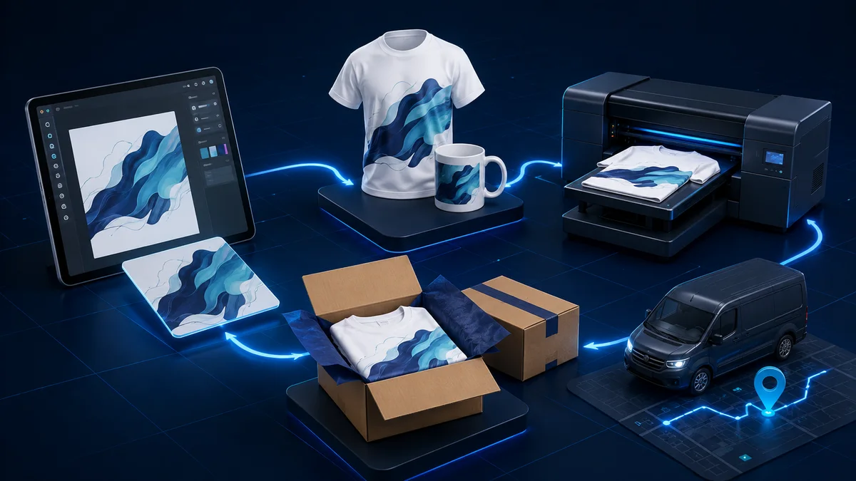 Print on Demand là gì? Quy trình bắt đầu cho người mới