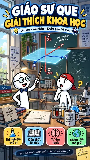 Tạo Video Giáo Sư Que Giải Thích Khoa Học