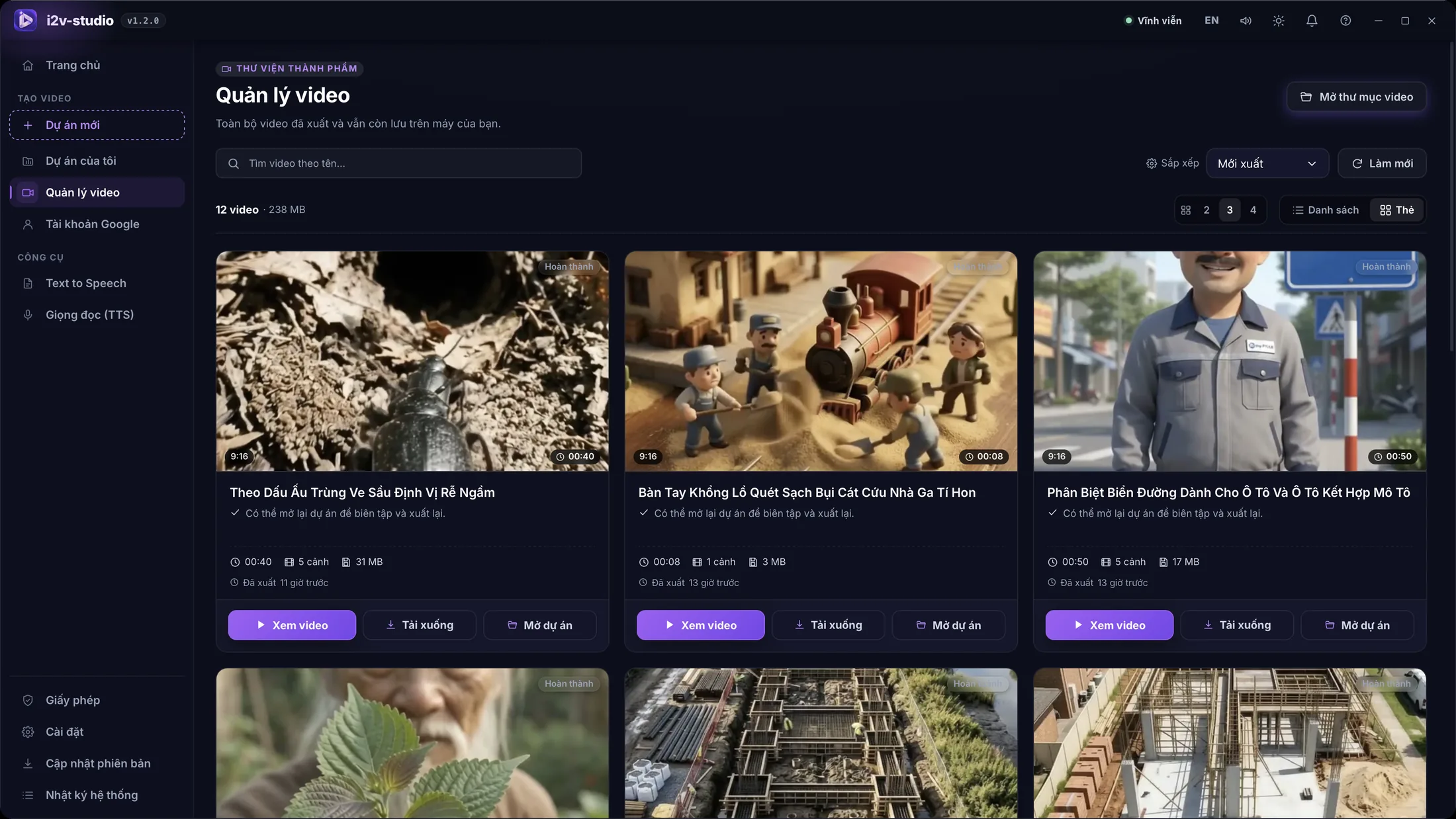 I2V Studio – Tool tạo video AI tự động bằng Google Flow - ảnh 7